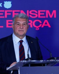 官方：巴萨公布主席选举结果，拉波尔塔再次当选